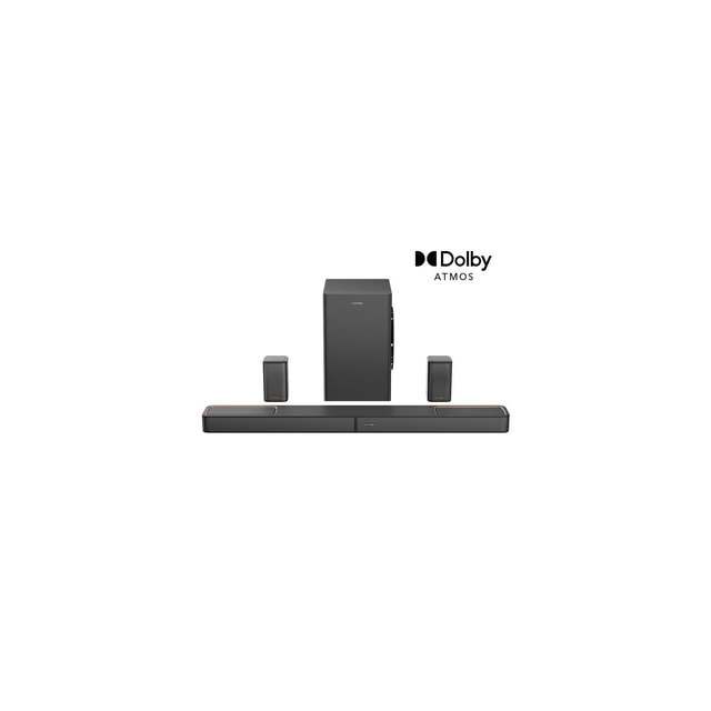 ULTIMEA Skywave F40 Boom 5.1.2ch Sound Bar with Dolby Atmos, Surround Sound System for Home Theater
