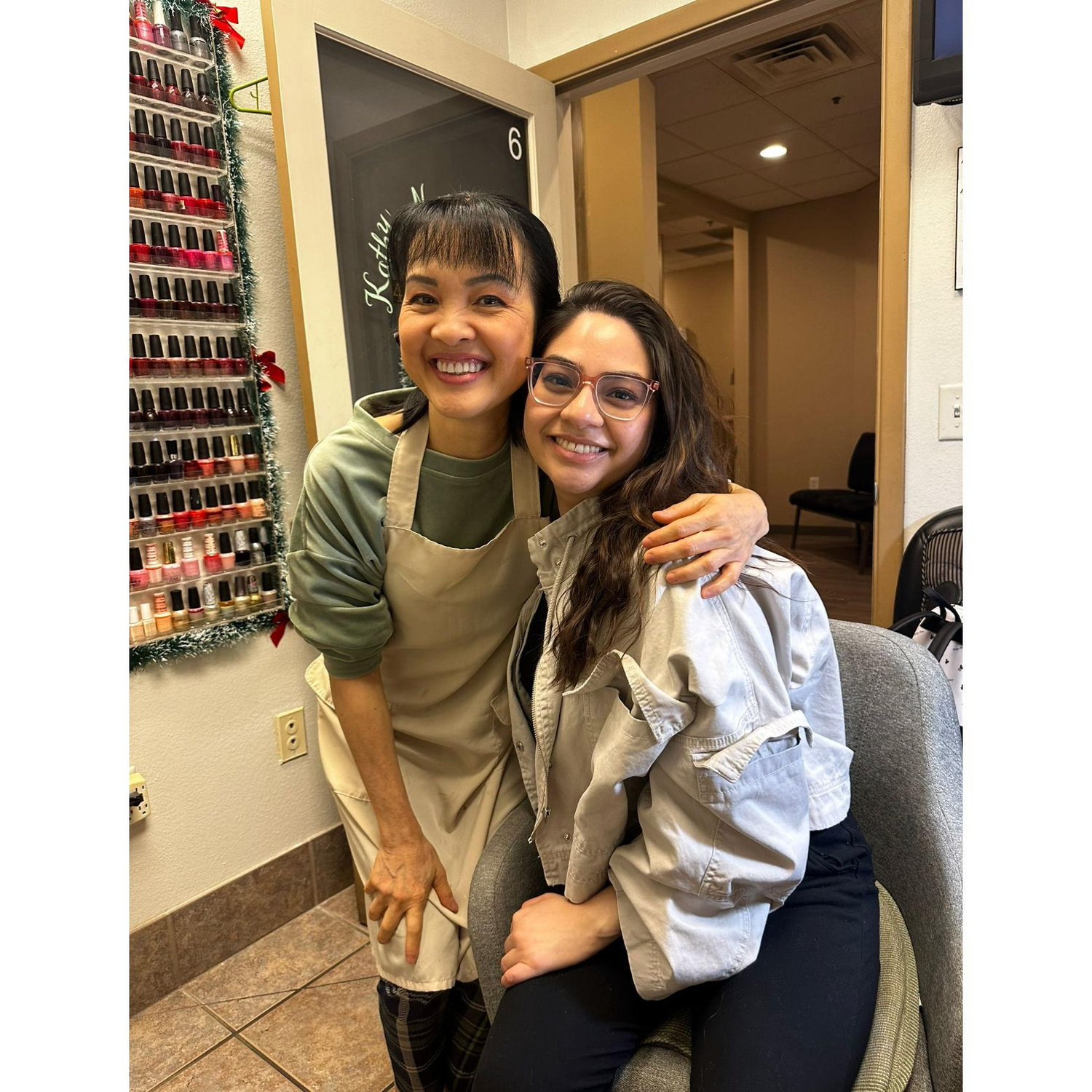 Gisselle with her future Mother in Law!