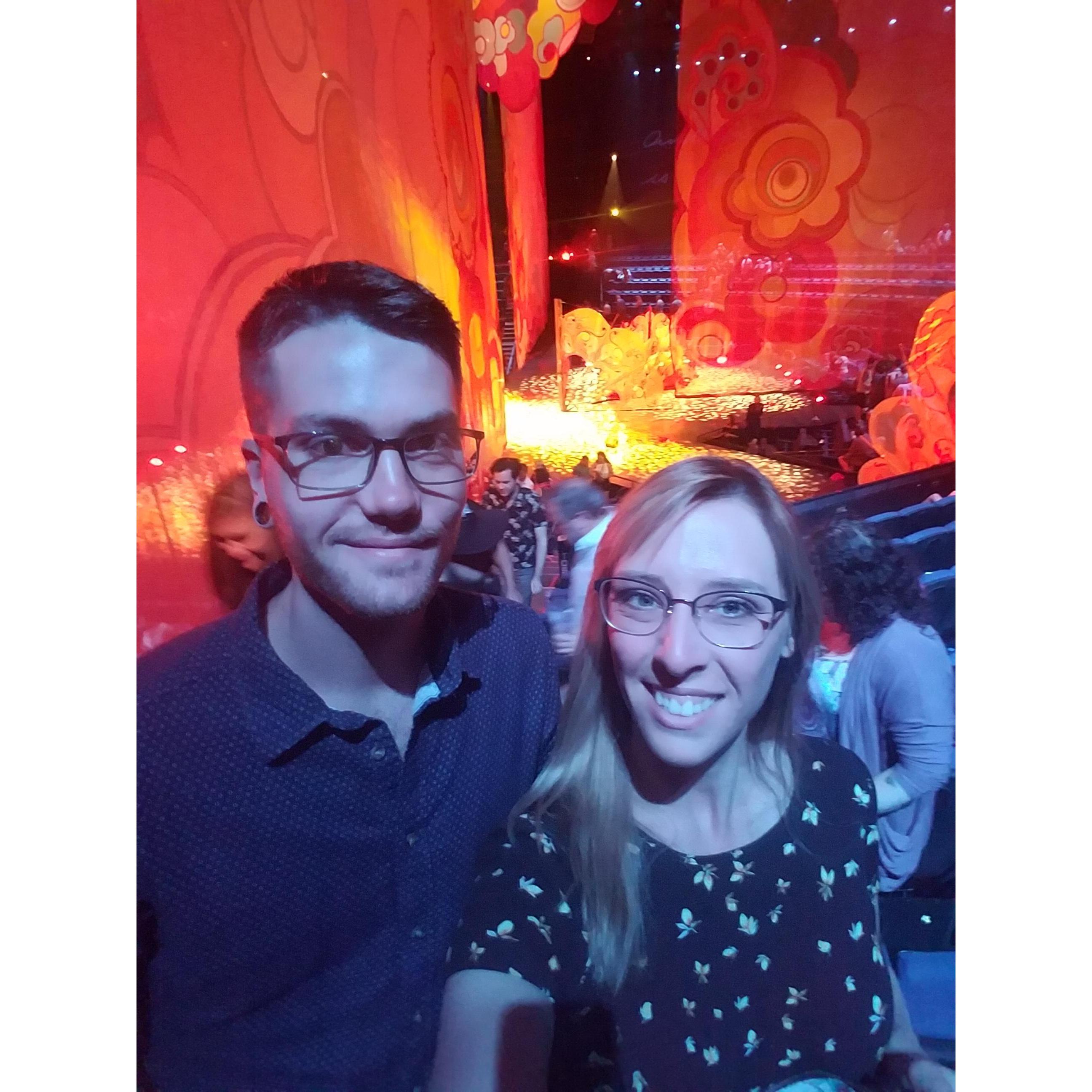 Beatles Love by Cirque du Soleil in Las Vegas. Amazing show!