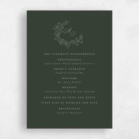 Green Wedding Program - Sequoia