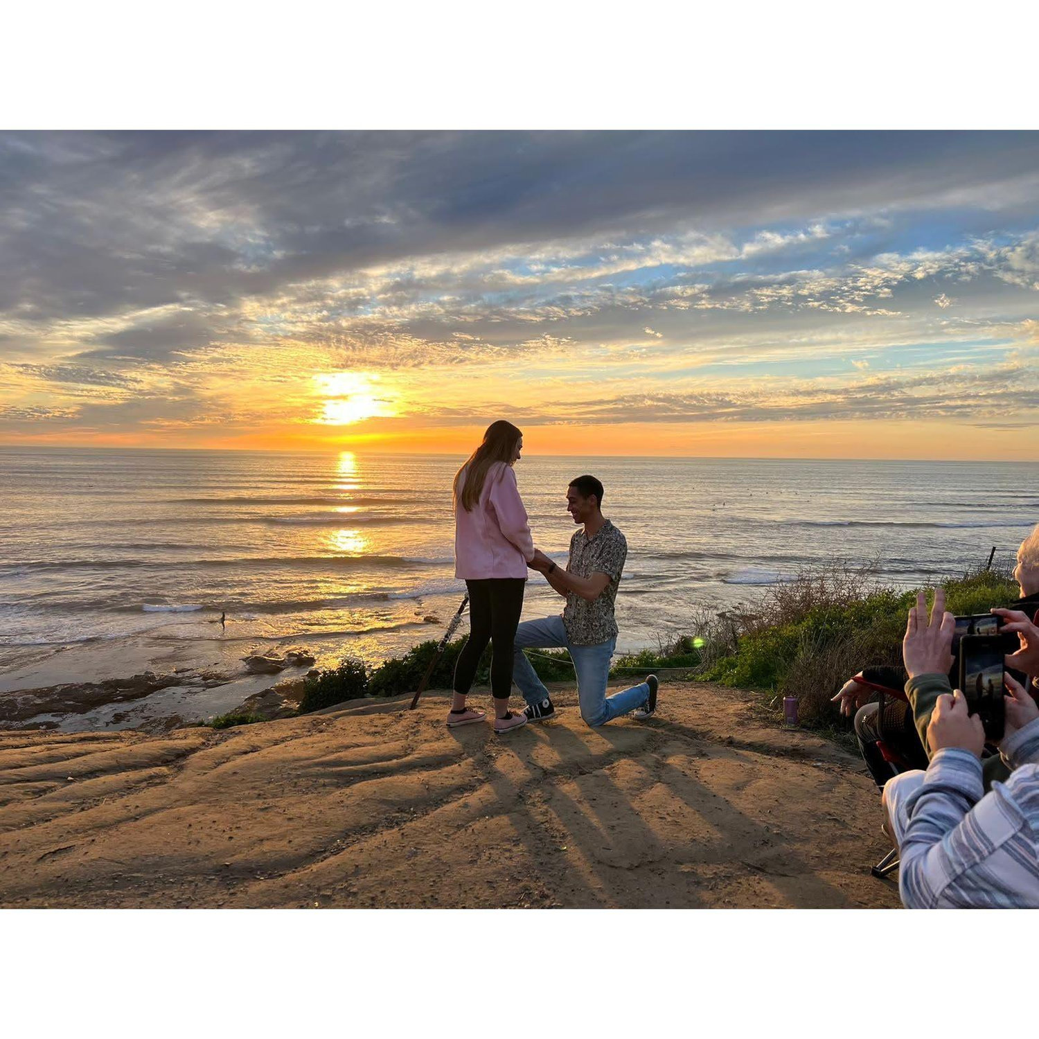Sunset Cliffs in San Diego is where Ivan proposed