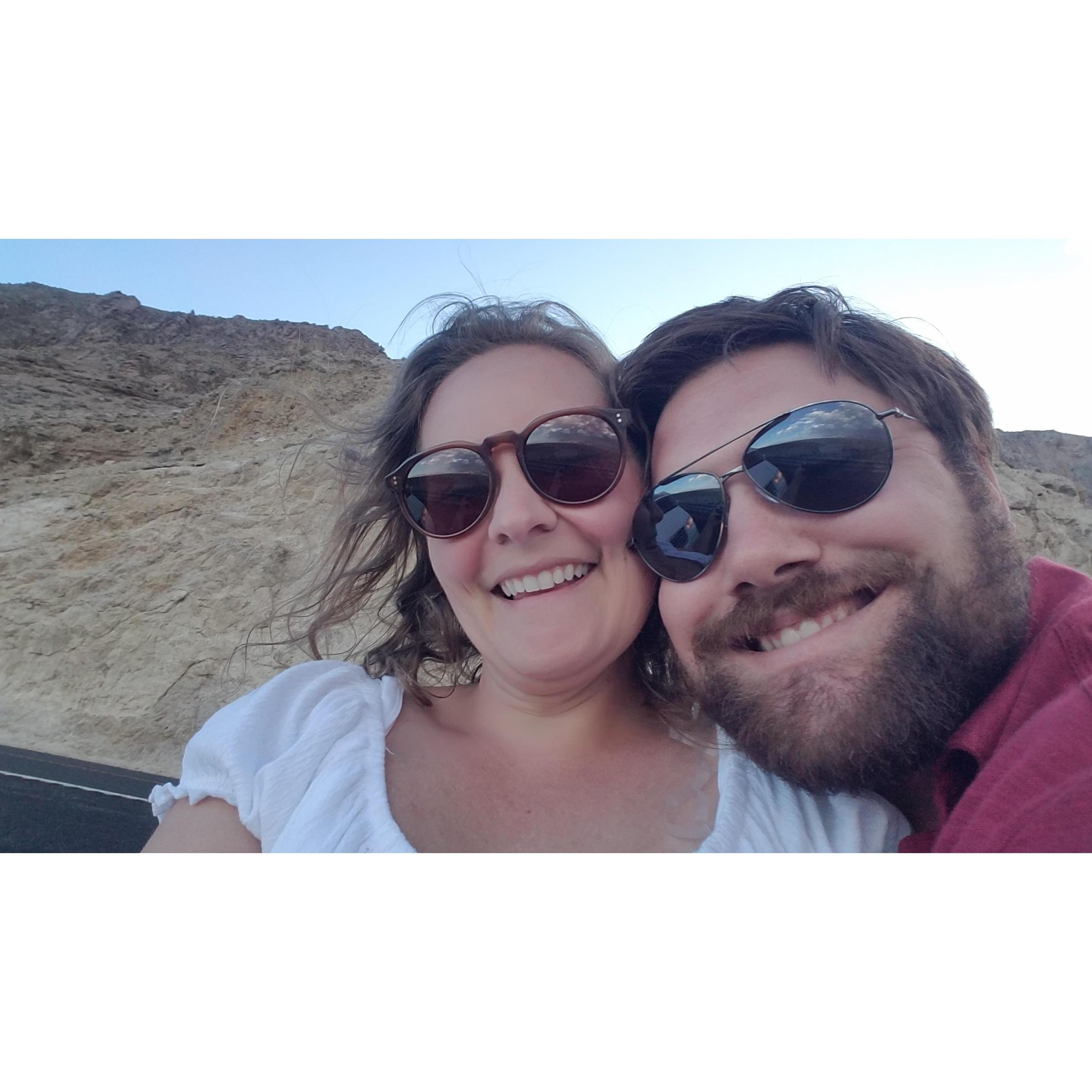 Our first big trip together for nephew's graduation.