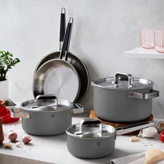 Pure 8-Piece Stainless Steel Cookware Set