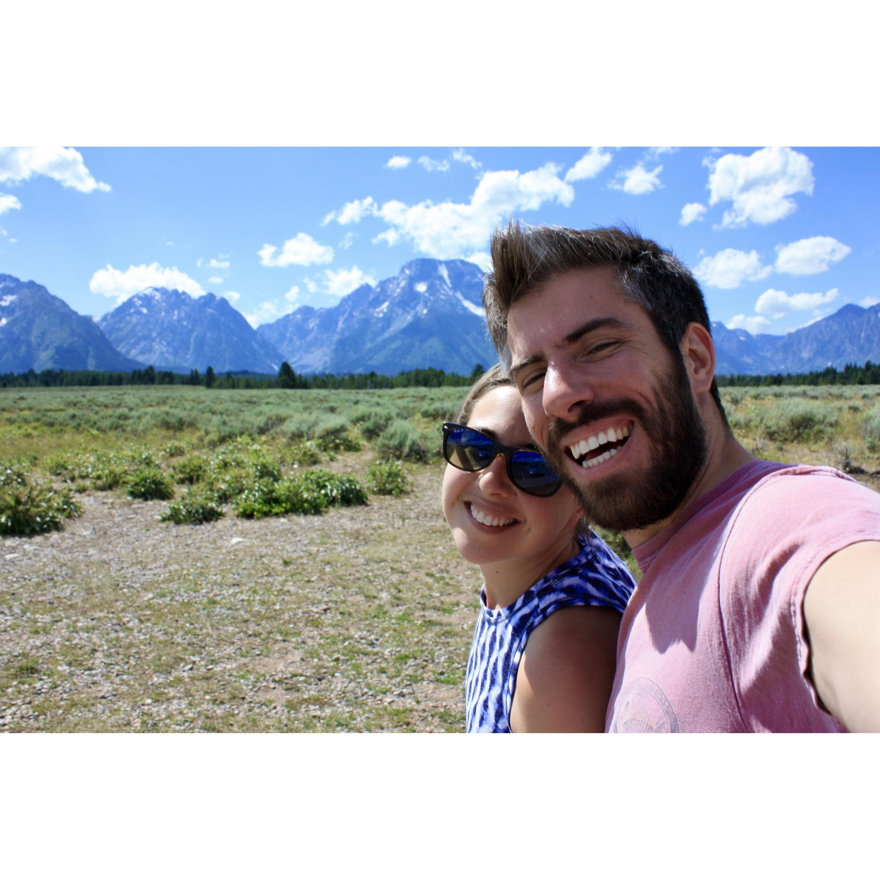 Frances' favorite park: Grand Tetons!