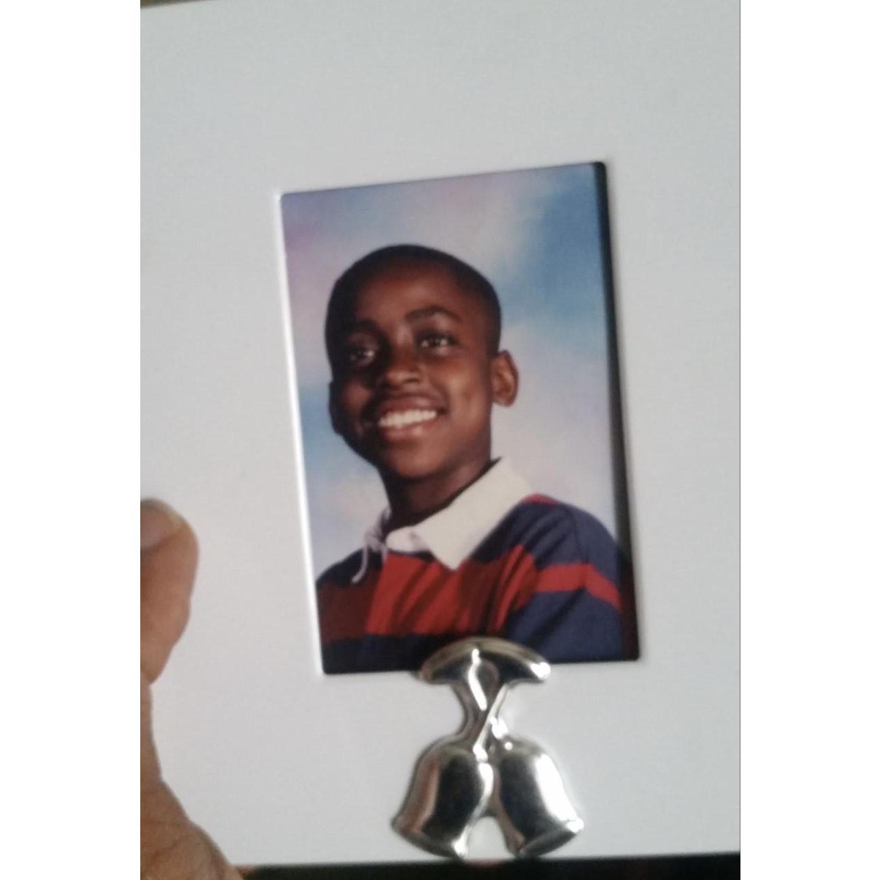 Delmar's school picture in the Bronx, NY