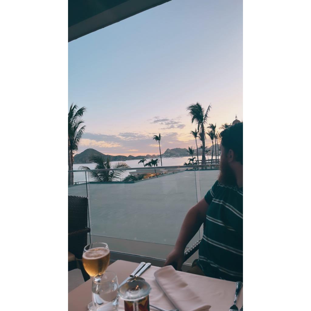 our first vacation down south together! Never get tired of those Cabo sunsets