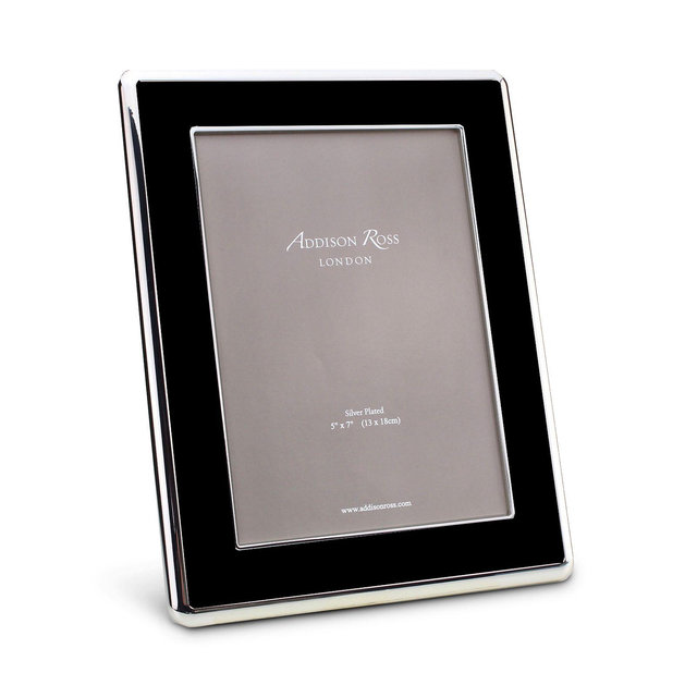 Addison Ross Silver & Black Curved Frame, 8" x 10"