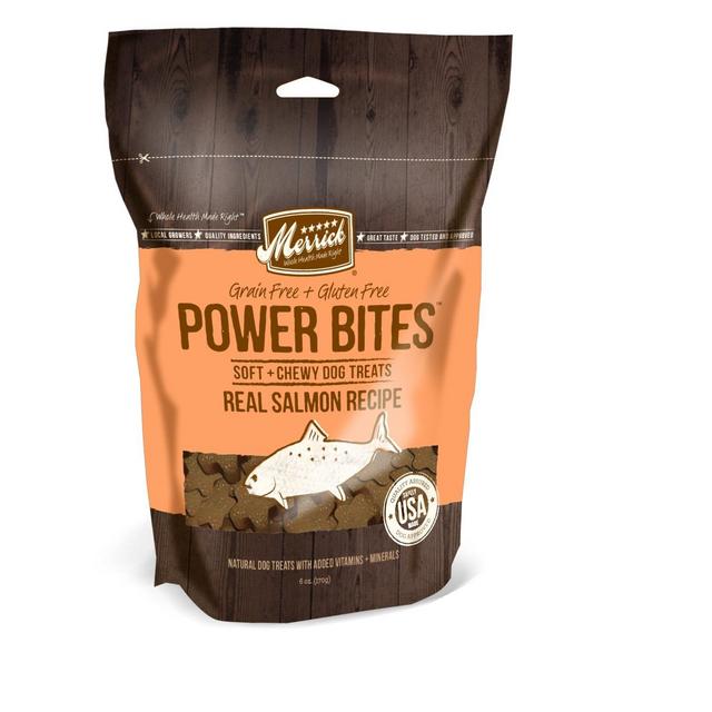 Merrick Grain Free Gluten Free Power Bites Dog Treats, 6 oz