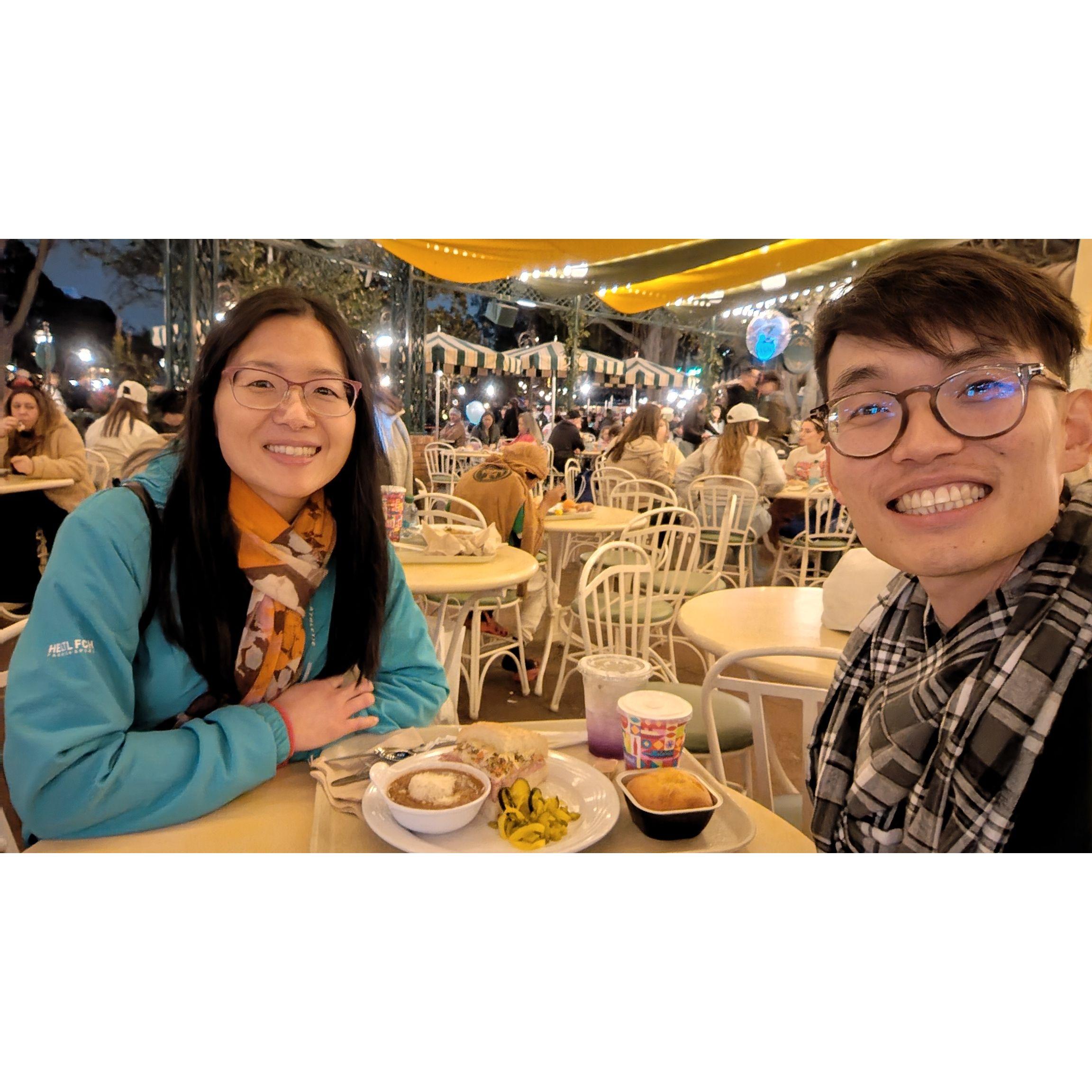 Disneyland dinner