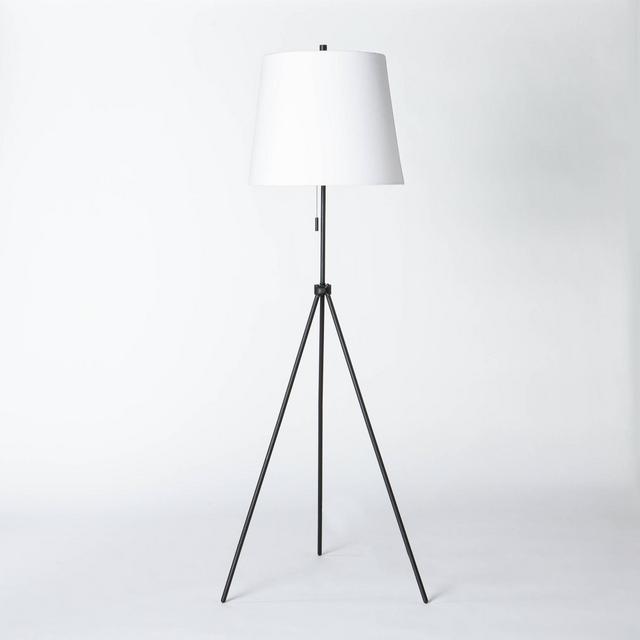 Metal Tripod Floor Lamp Black (Includes Energy Efficient Light Bulb)- Threshold™ designed with Studio McGee