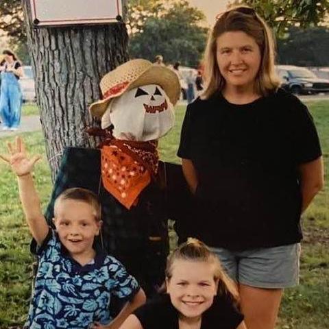 Jason, Kim, & Carol during Halloween