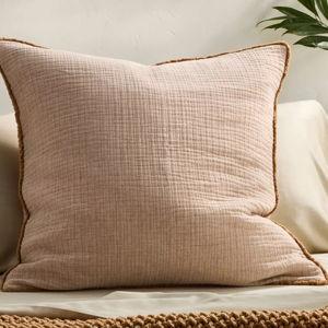 Cotton Decorative Throw Pillow - Casaluna, Warm Brown