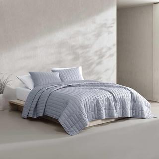 Washed Percale 3-Piece Quilt Set