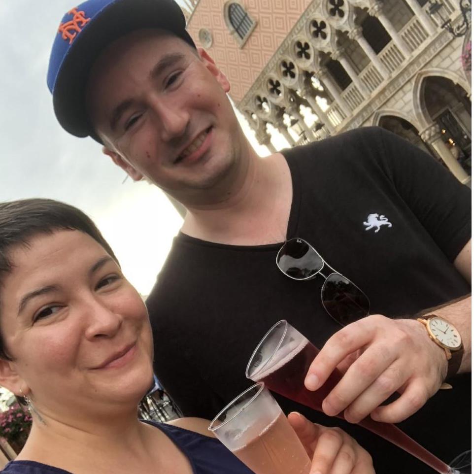 Cheers at Epcot!