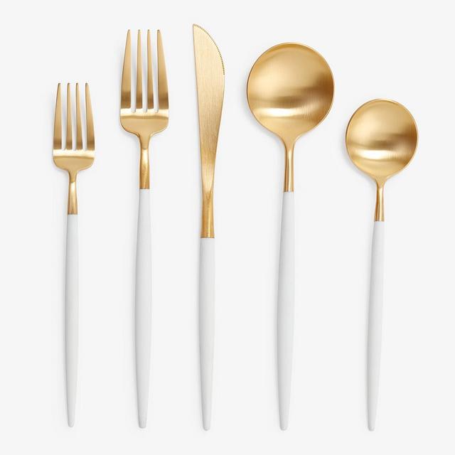 Goa by Cutipol5 Piece White Gold Place Setting