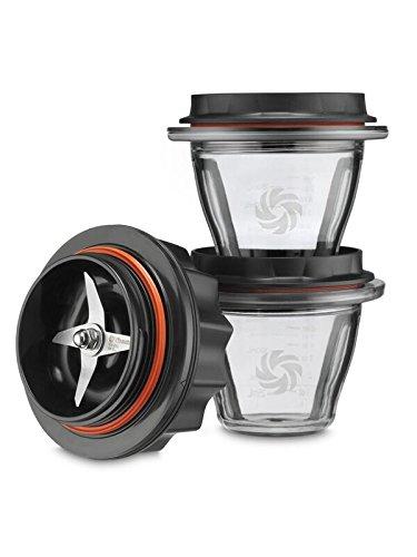 Vitamix Ascent Series Blending Bowl Starter Kit, 8 oz. with SELF-DETECT, Clear - 66196