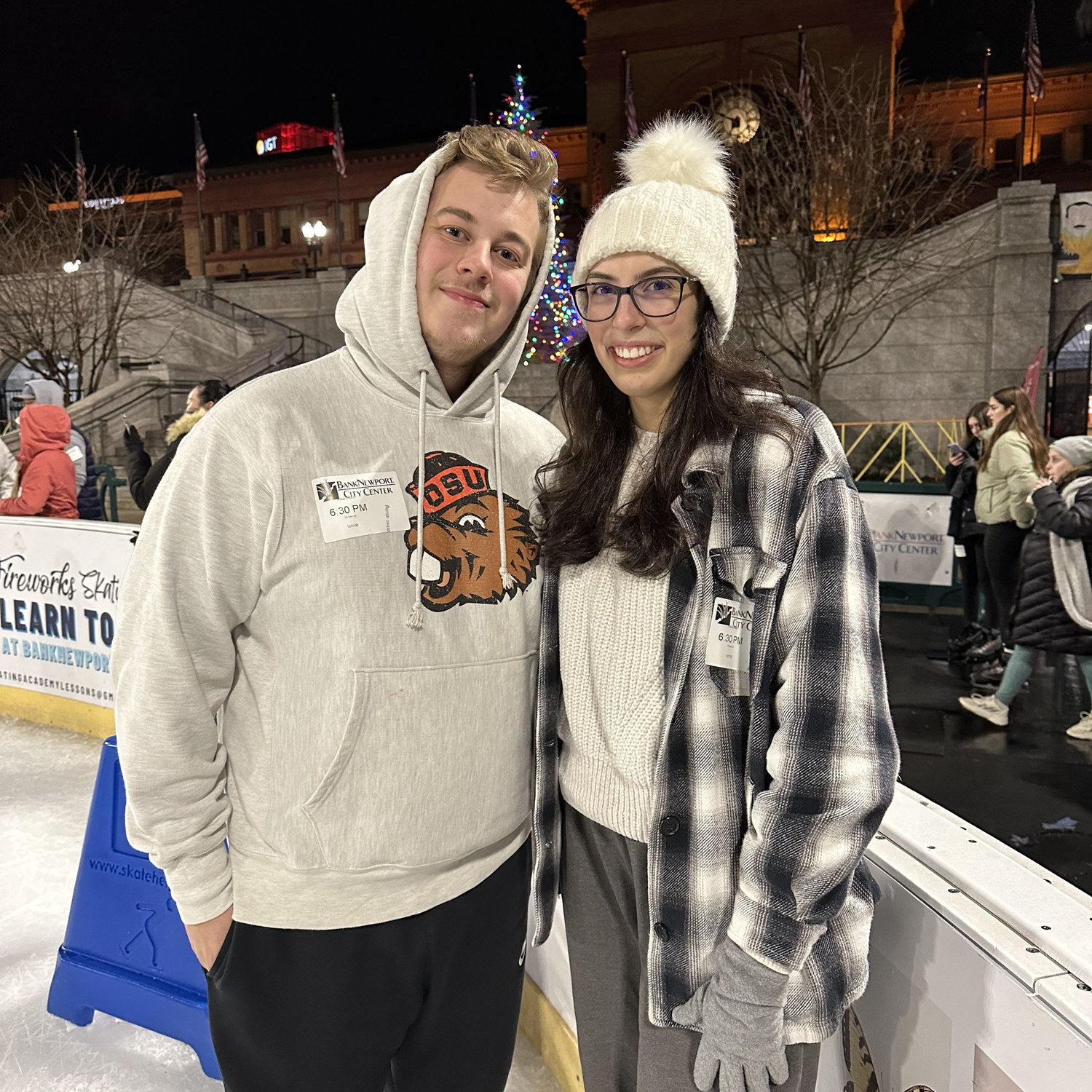 Ice skating in Providence