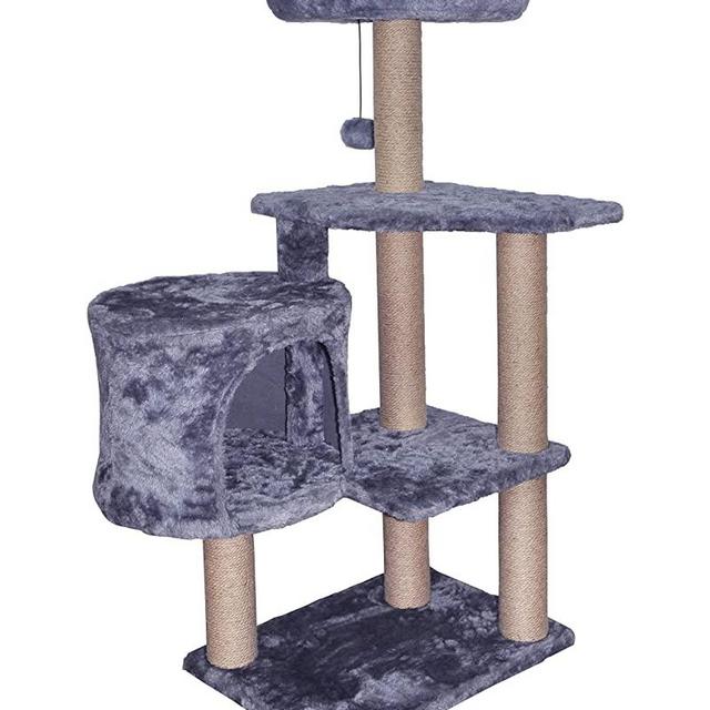TINWEI Cat Tree Scratching Toy Activity Centre Cat Tower Furniture Scratching Posts