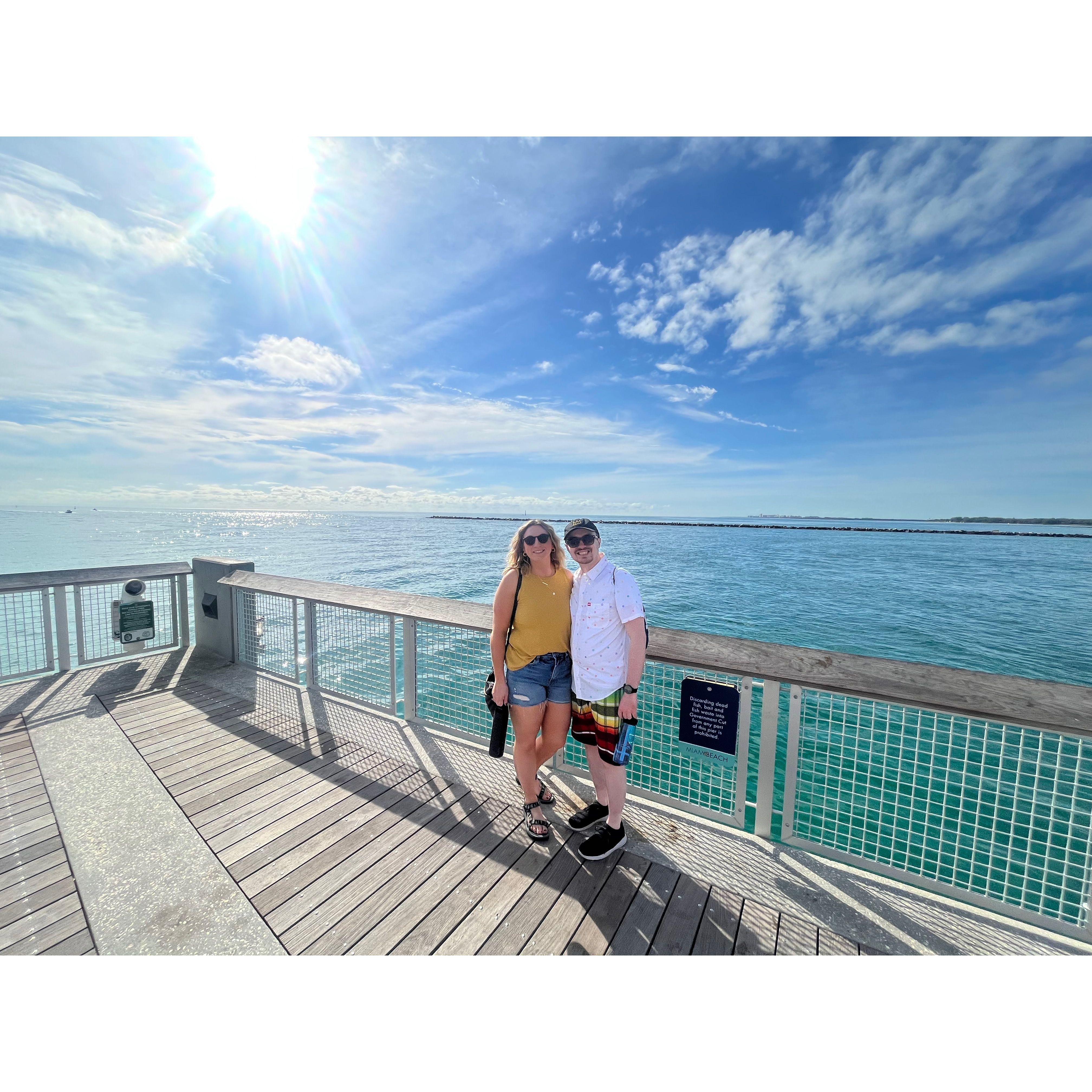 Our first BIG vacation together going to visit lots of friends in Miami