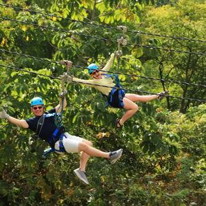 Ziplining for Two