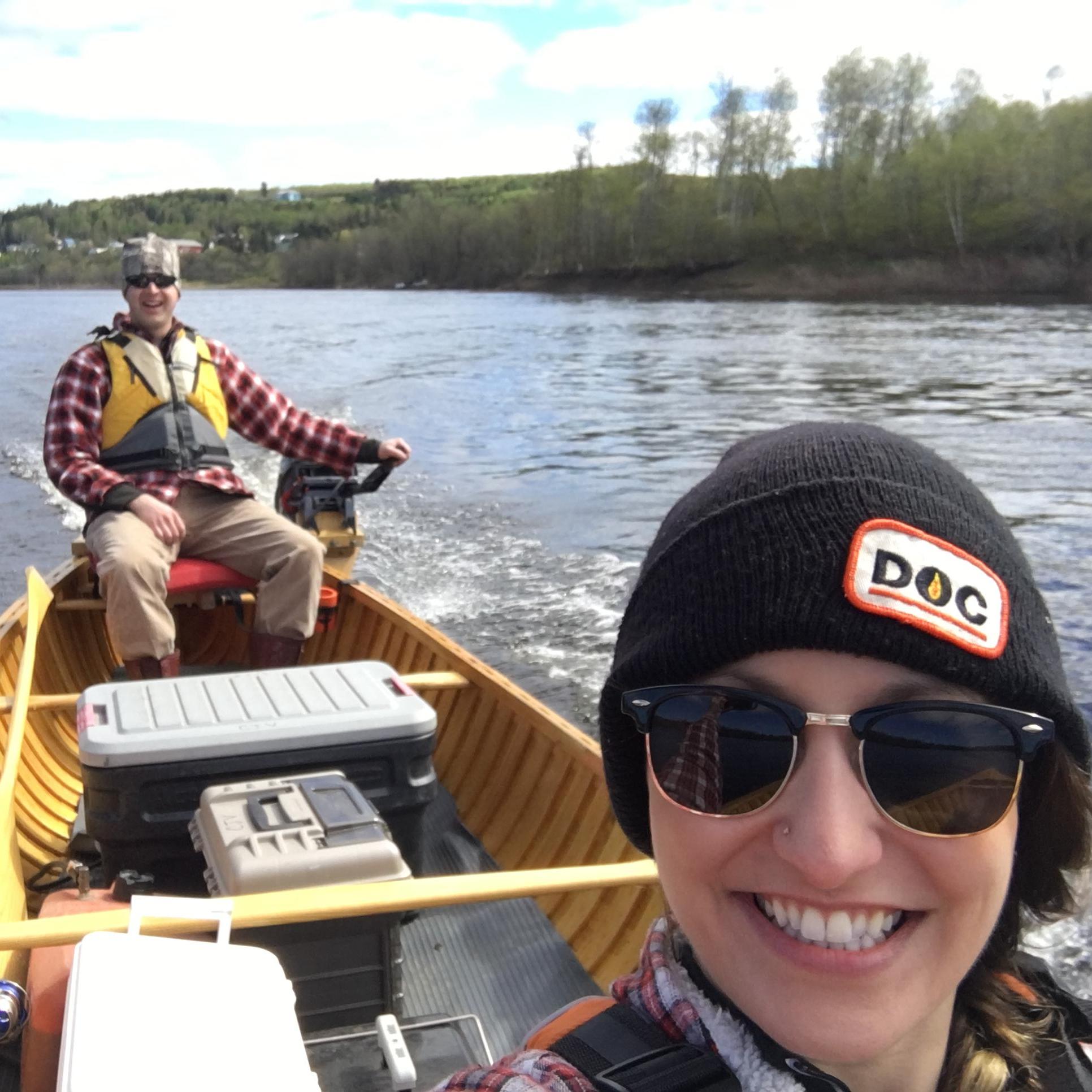 Our first canoe ride