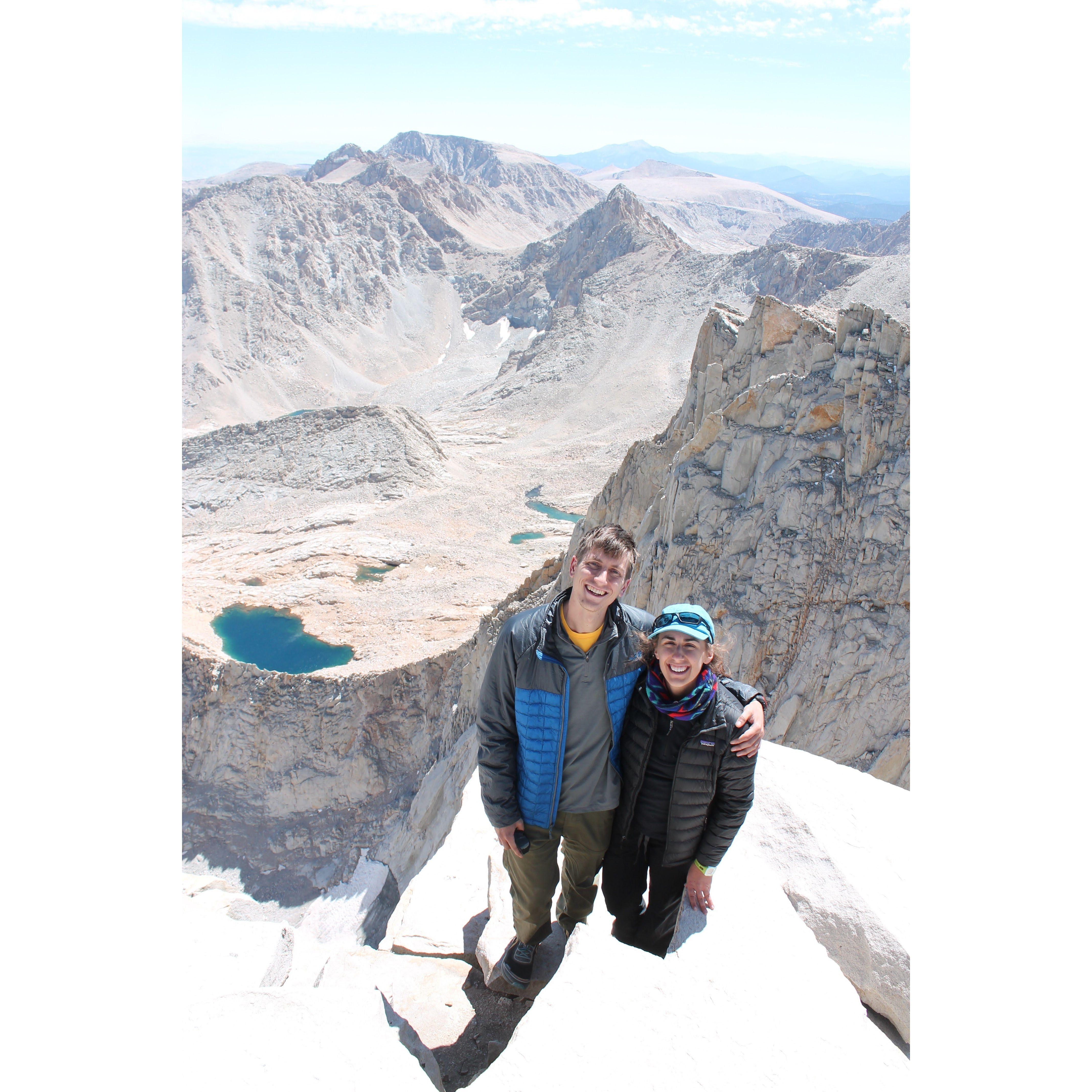 Mt. Whitney summit! September 5, 2016.