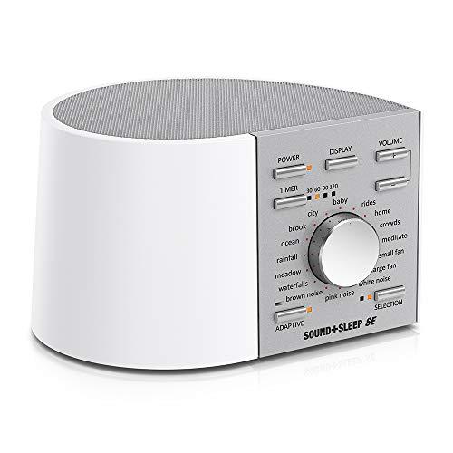 Sound+Sleep SE Special Edition High Fidelity Sleep Sound Machine with Real Non-Looping Nature Sounds, Fan Sounds, White, Pink & Brown Noise, Adaptive Sound Technology