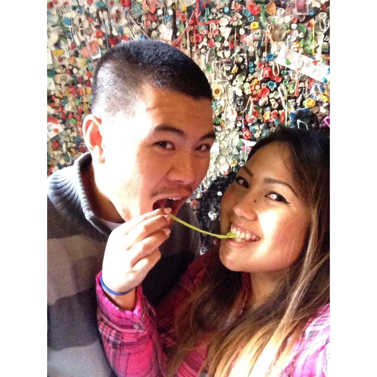Gum wall in Seattle