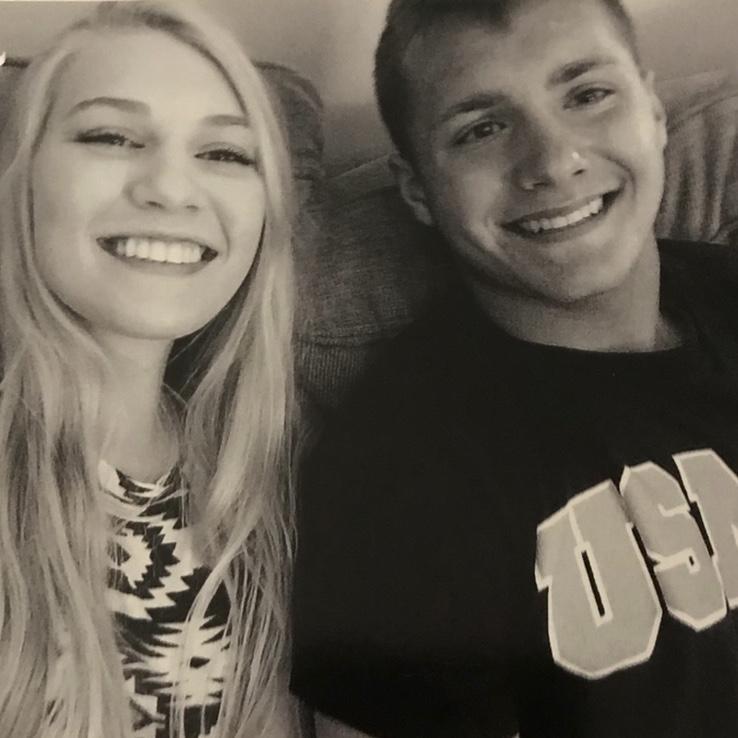 Our first photo as a couple! We Started dating on June 13th, 2014.