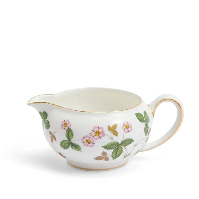 Wild Strawberry Gold Milk / Cream Jug