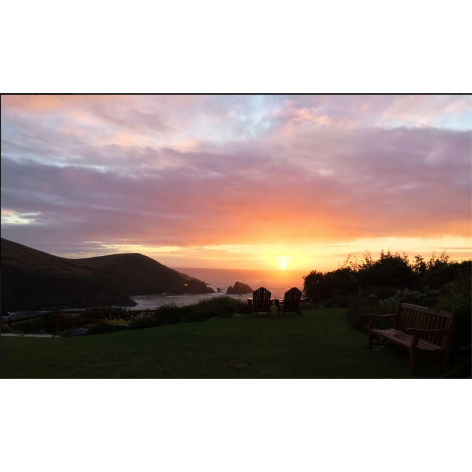 Sunsets at the Albion River Inn