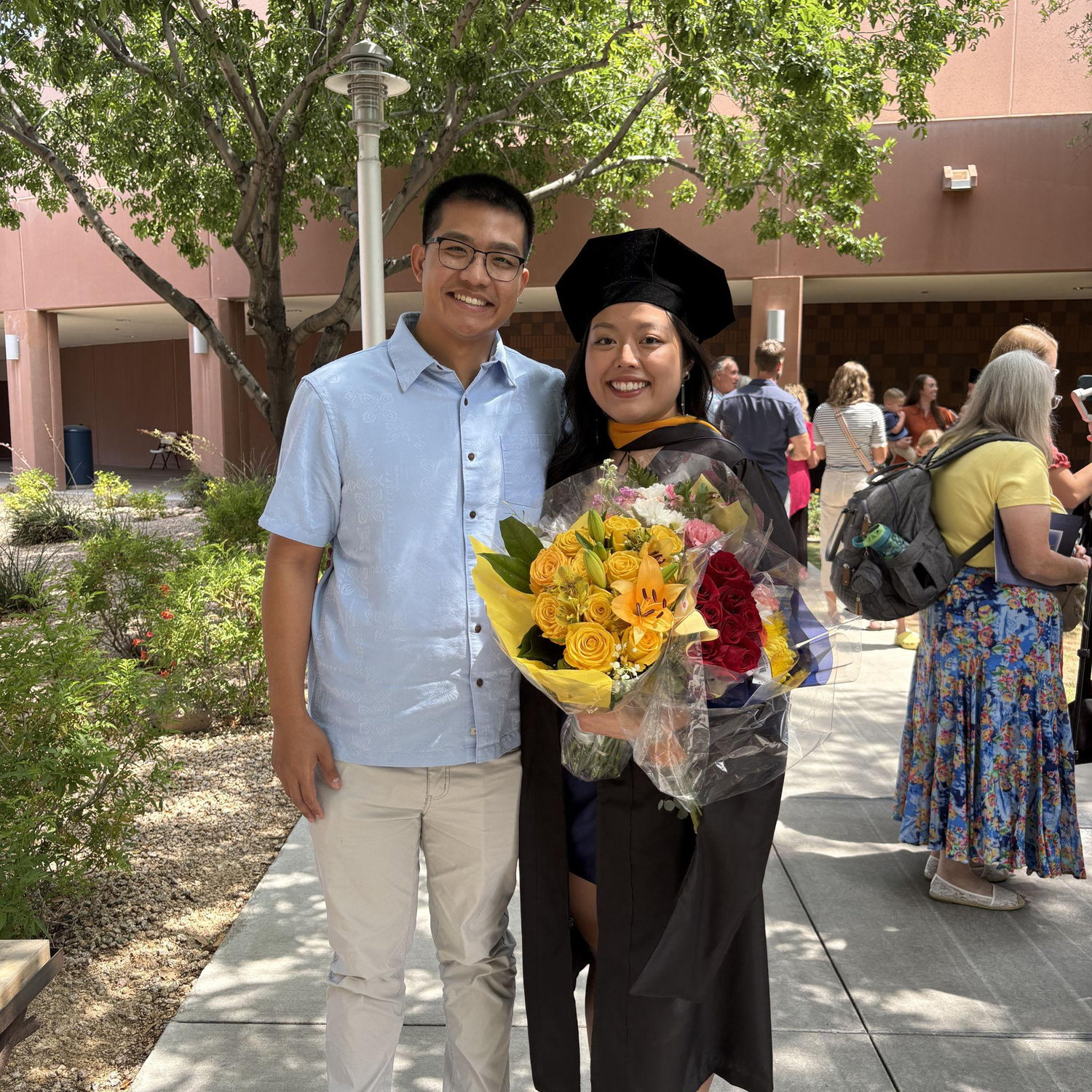 Jasmine's graduation