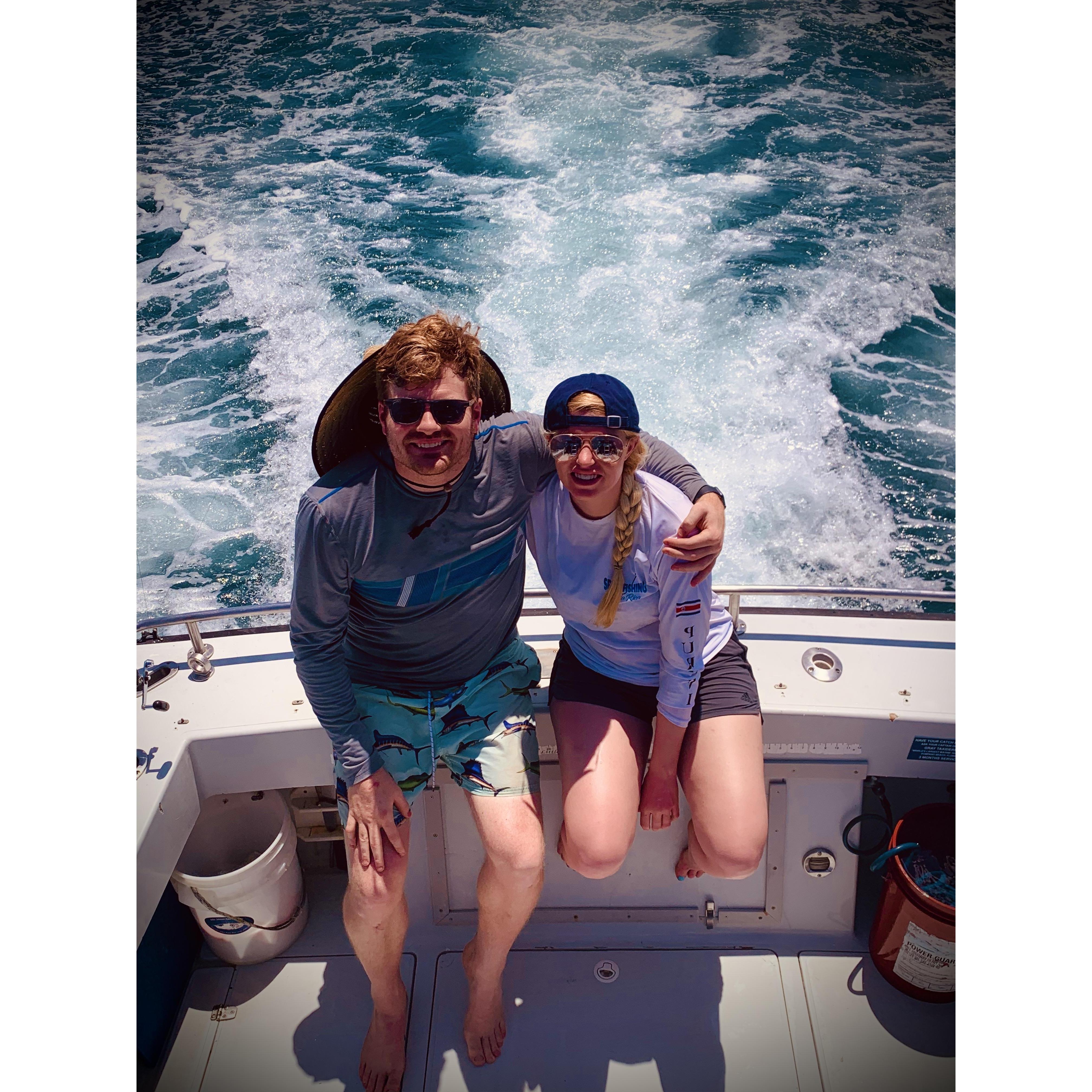 Deep sea fishing in Costa Rica!