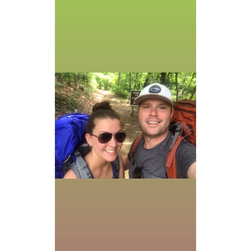 Back packing at Tallulah Falls. 2020