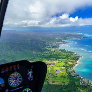 Helicopter Tour on Hawaii Honeymoon