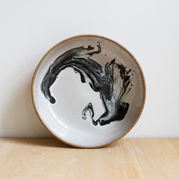 Helen Levi Ceramics, Shallow Bowl, Squid