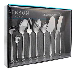 Gibson Home Anneville 9 Piece Hostess Serving Set