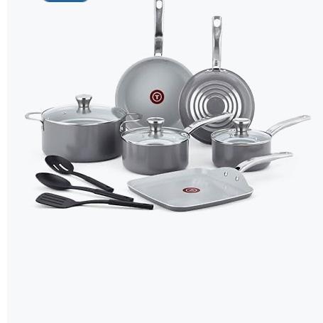 12 piece ceramic cookware set