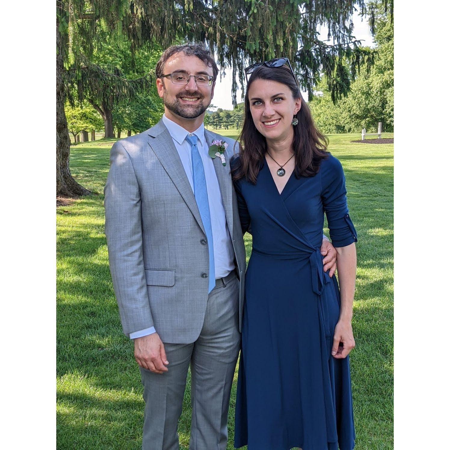 At a friend's wedding in New Jersey in 2022