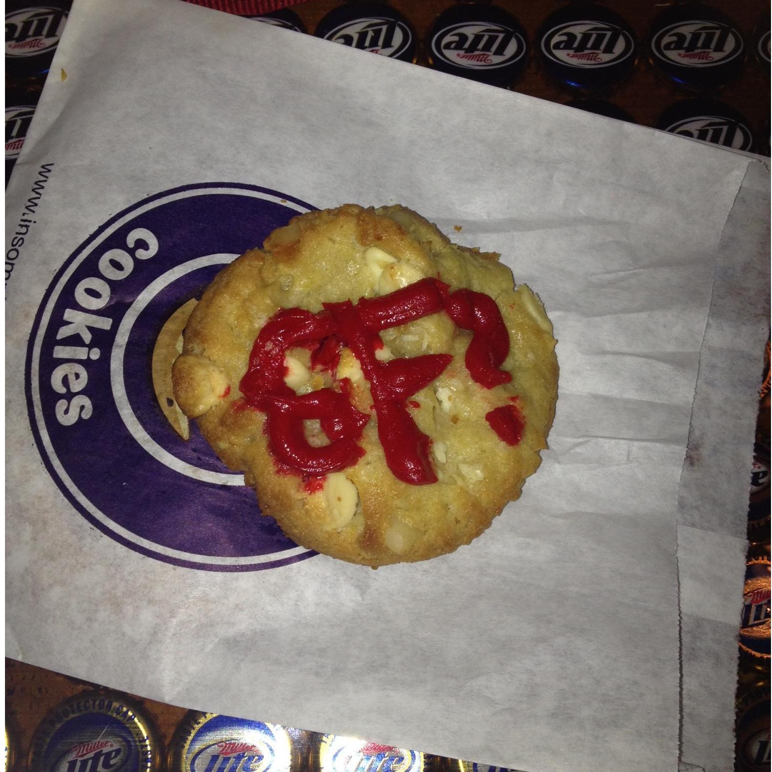 The infamous "GF" cookie (GF or 6F, you decide)