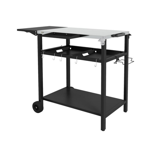 Slickblue All-in-One Outdoor Bar Cart and Grill Station for Patio