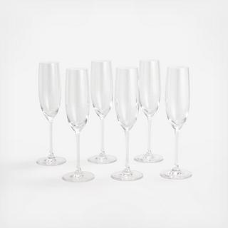 Shatterproof Crystal Champagne Flutes