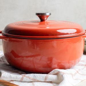 Essential Enamel Dutch Oven: Poppy