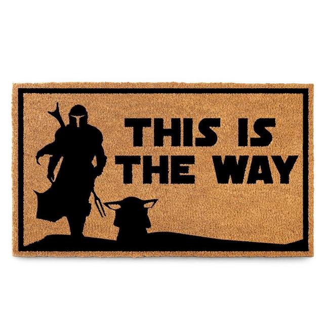 MAINEVENT This Is The Way Door Mat 30x17 Inch, Starwars Door Mat, Starwars Welcome Mat, Starwars Doormat, Baby Yoda Welcome Mat, Baby Yoda Doormat, Baby Yoda Door Mat, Starwars Mat, Starwars Decor