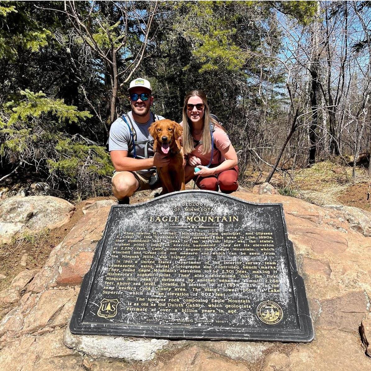 Charleigh's first hike - we celebrated Michael's 30th with a trip to Lutsen and hiked Eagle Mountain.