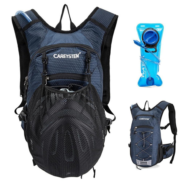 CAREYSTEN Hydration Backpack Cycling Backpack Women Running Backpack Water Backpack for Hiking Biking Backpack for Men Equipped with 2L Water Bag