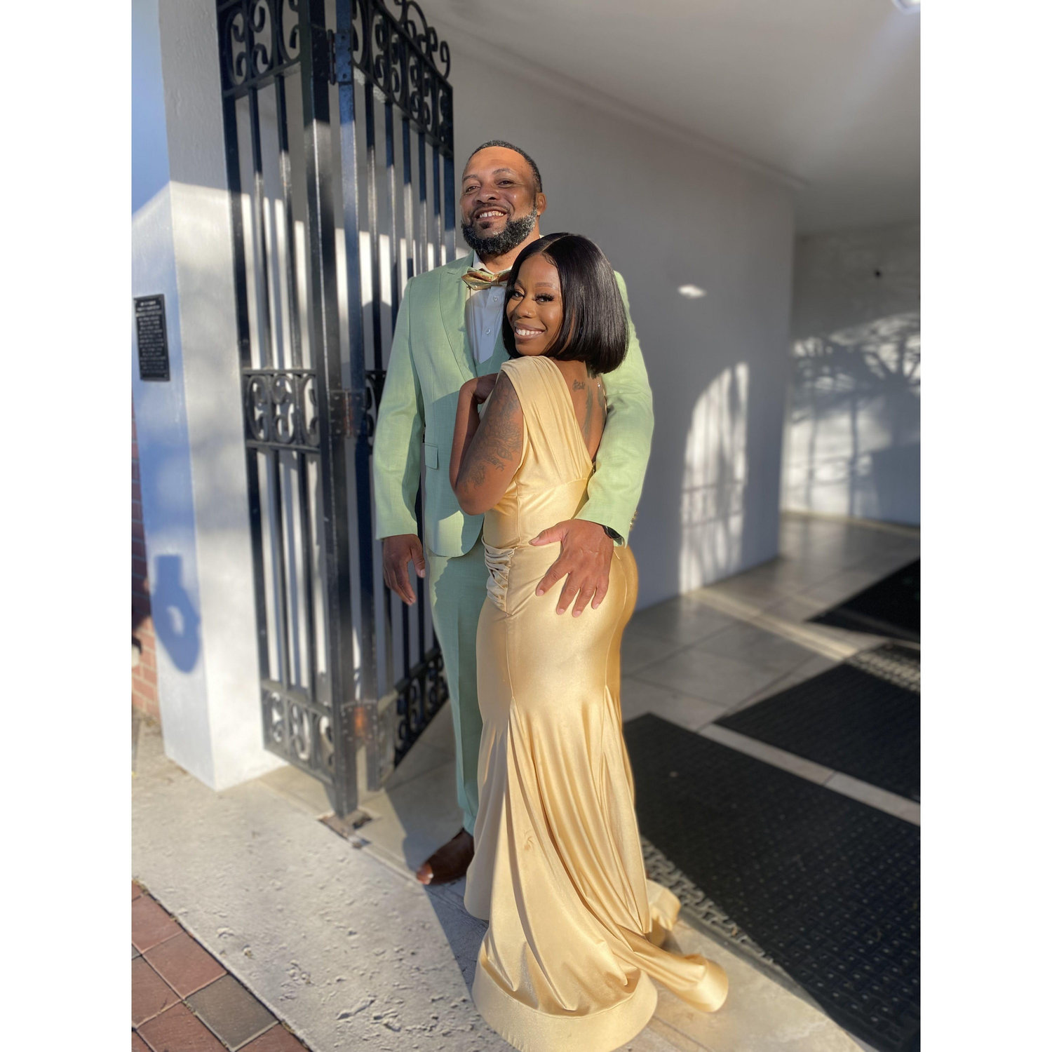 Our first wedding we attended together