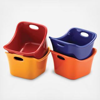 BOLD 4-Piece Square Ramekin Set