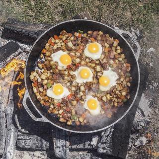 Classic Cast Iron Skillet with Double Handles