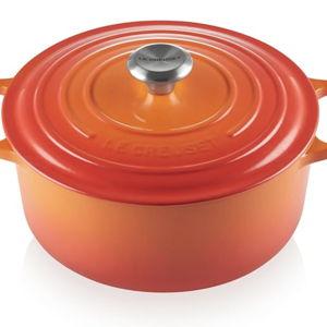 Le Creuset Enameled Cast Iron - 5.5 qt., Flame Orange